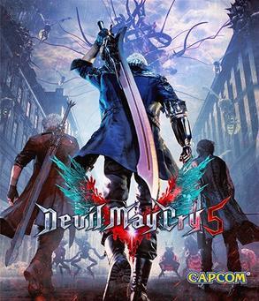 poster for the game Devil may cry 5